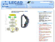 Tablet Screenshot of lecad.si